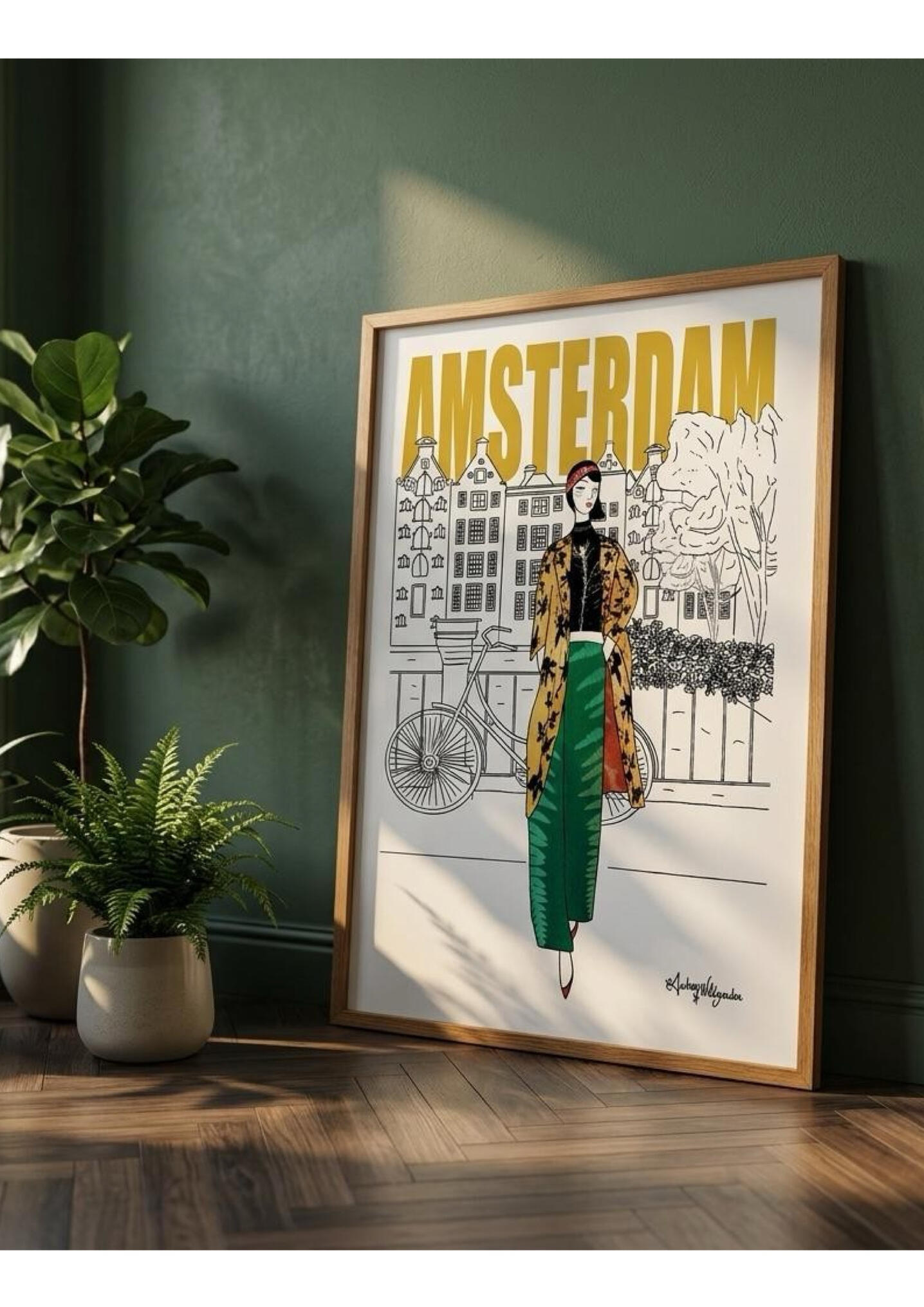 Audrey WildGarden Amsterdam Feminine Art Print – Cyanotype & Botanical Mixed Media – Elegant Woman Oshibana Art and Cyanotype Wall Art Audrey WildGarden Amsterdam Feminine Art Print – Cyanotype & Botanical Mixed Media – Elegant Woman Oshibana Art and Cyanotype Wall Art